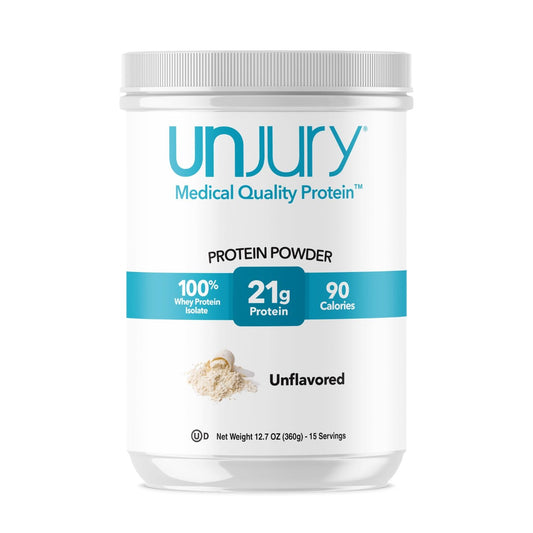 Unjury Unflavored High Whey Protein Powder - Bariatric Fusion