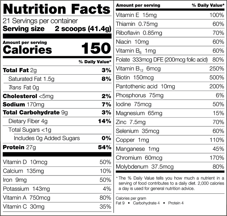Vanilla High Protein Meal Replacement - Bariatric Fusion