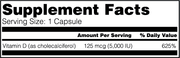 Vitamin D 5000 IU - Bariatric Fusion